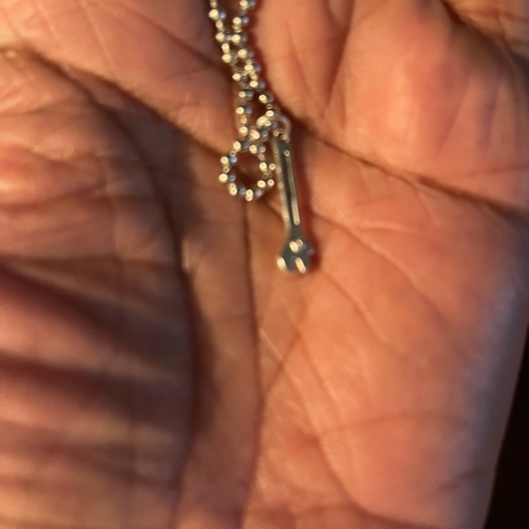 Pendant Charm Chain Necklace (“Wrench Adjustable”) - Picture 3 of 3